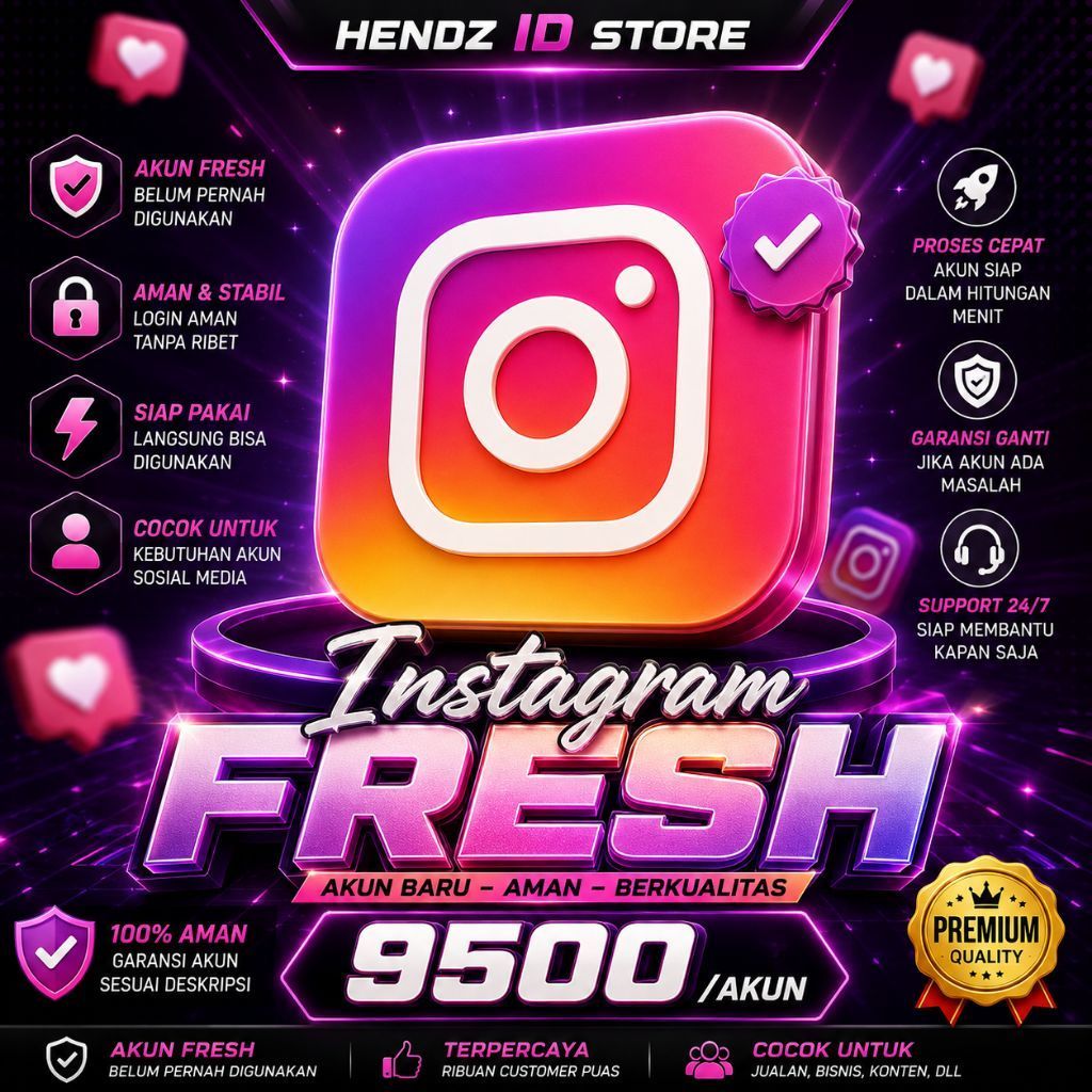 AKUN INSTAGR4M FRESH MURAH BERGARANSI