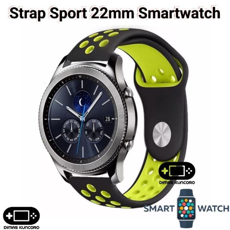 Strap Sport 22mm Acome Watch C1 Silikon Silicone Tali Jam Silicon Smartwatch