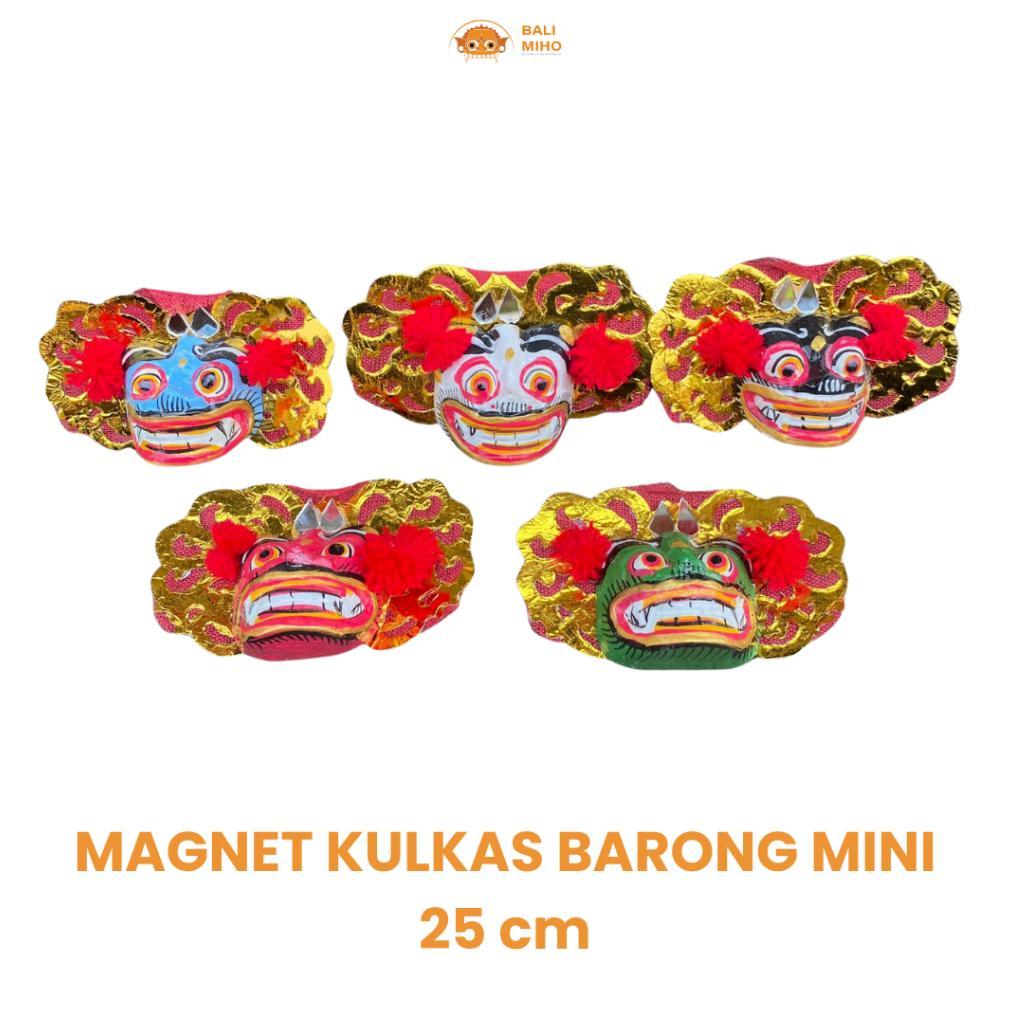 Magnet Kulkas Barong Mini Kayu - Barong Kayu Mini - Kerajinan Tangan Bali - Oleh - Oleh Khas Bali - 