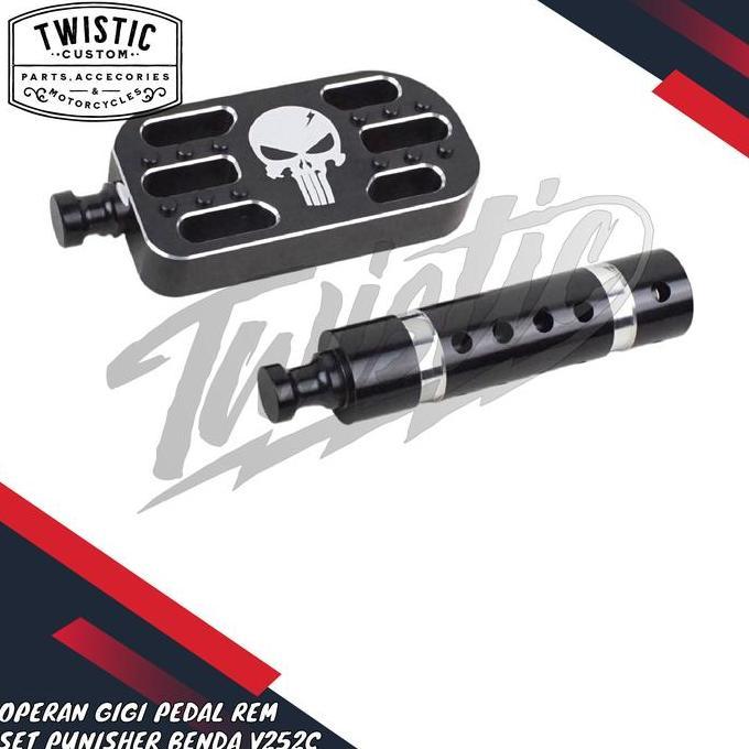 Operan Gigi + Pedal Pijakan Injekan Rem Set Punisher Motor Keeway Benda V252C V 252 V252 C Morbidell