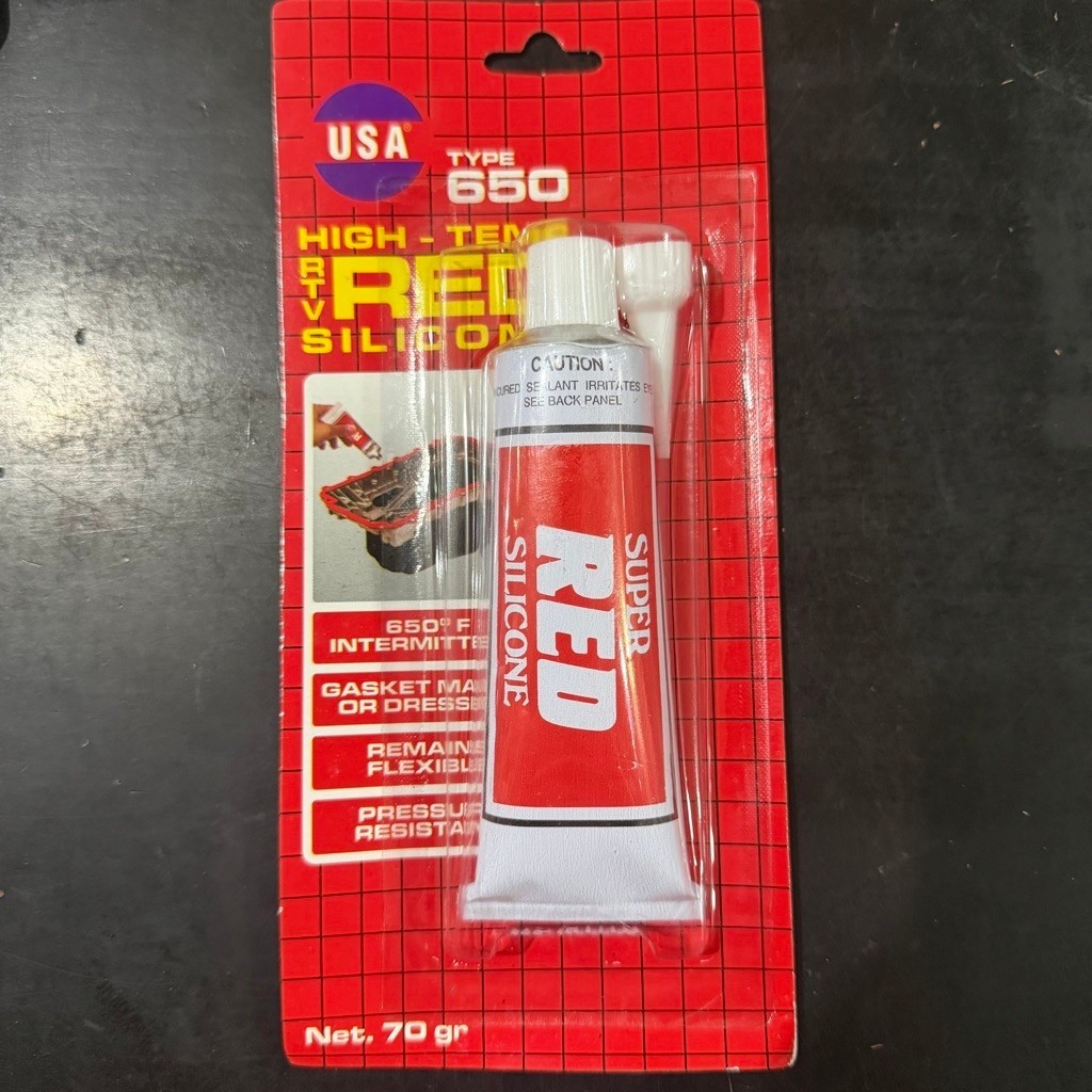 Lem Red silicone RTV USA 650 70gr