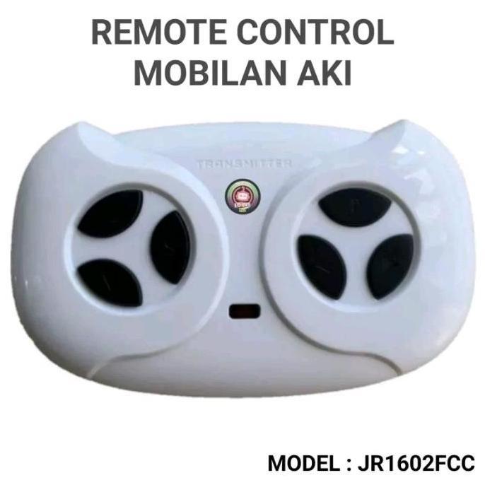 REMOT MOBILAN AKI JR1602FCC 2.4G BLUETOOTH REMOTE CONTROL PUTIH 6V / 12V TRANSMITTER MOBILAN ANAK 2.