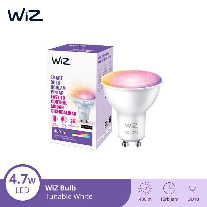 [PROMO] WIZ LAMPU SMART LED SPOTLIGHT GU10 WIFI RGB - LAMPU SOROT