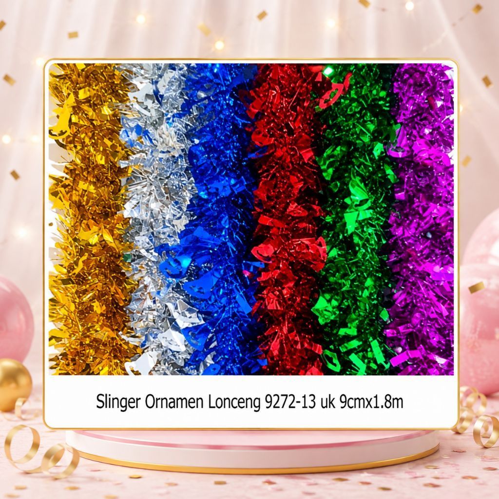 Slinger Ornamen Lonceng, slinger Warna Warni, Hiasan Dekorasi,slinger dekorasi natal, slinger hiasan