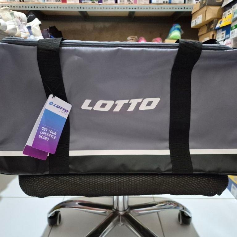 Tas Gym/Travel Bag Lotto Elta Grey Original