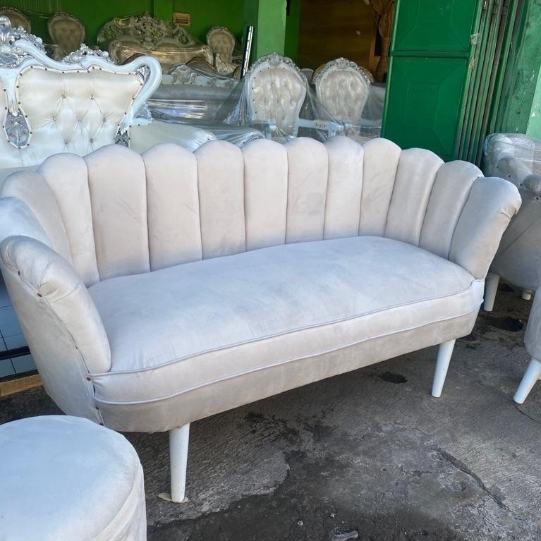 SOFA KERANG BLUDRU/ SOFA PELAMINAN/ SOFA PENGANTIN
