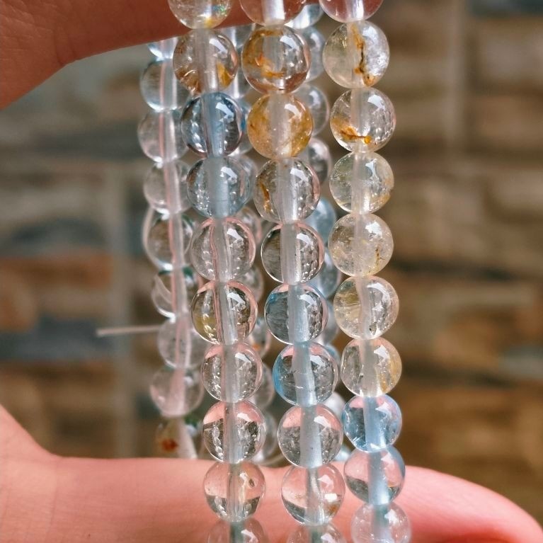 Natural Crystal Yellow & Blue Topaz