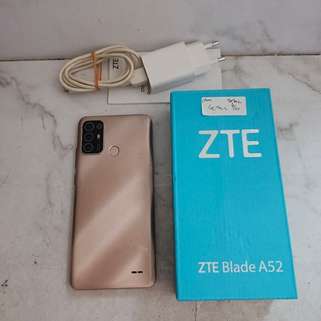 ZTE Blade A52 ram 4GB 64GB Bekas - Fullset Resmi second