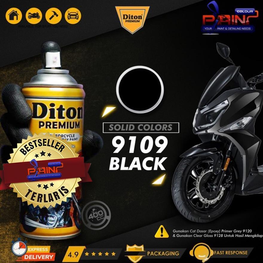 Diton Premium 9109 Black Cat Semprot Glossy