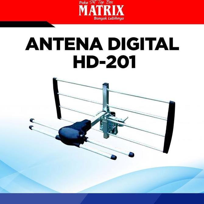 brazarstore45 - matrix - antena tv digital hd 201 free kabel 12m