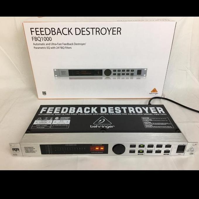 BEHRINGER feedback destroyer Behringer fbq1000 fbq 1000 anti feedback