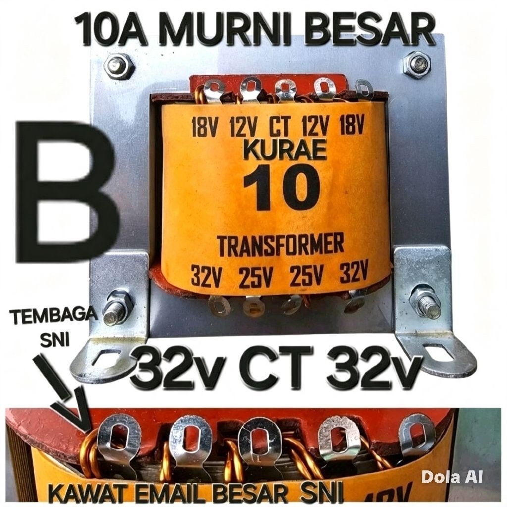 trafo 10 Amper murni asli tembaga