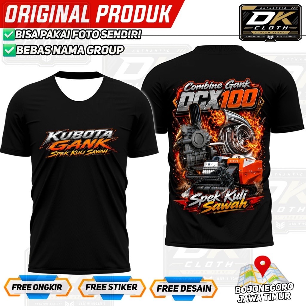 KAOS COMBINE BIMO-KUBOTA-YANMAR