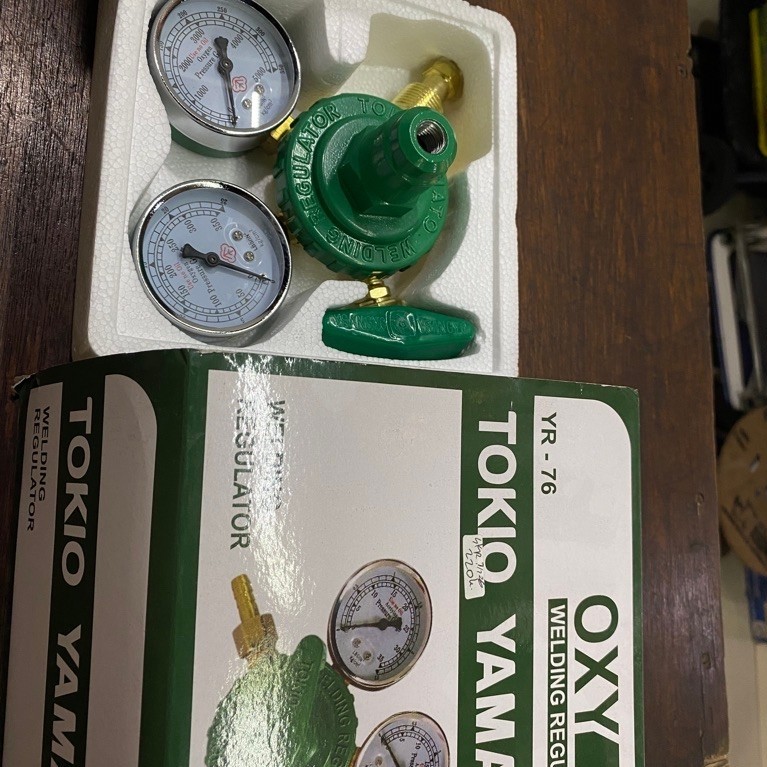 Regulator Oksigen Yamato YR-71 - Tahan Lama, Mudah Digunakan, 2 Manometer