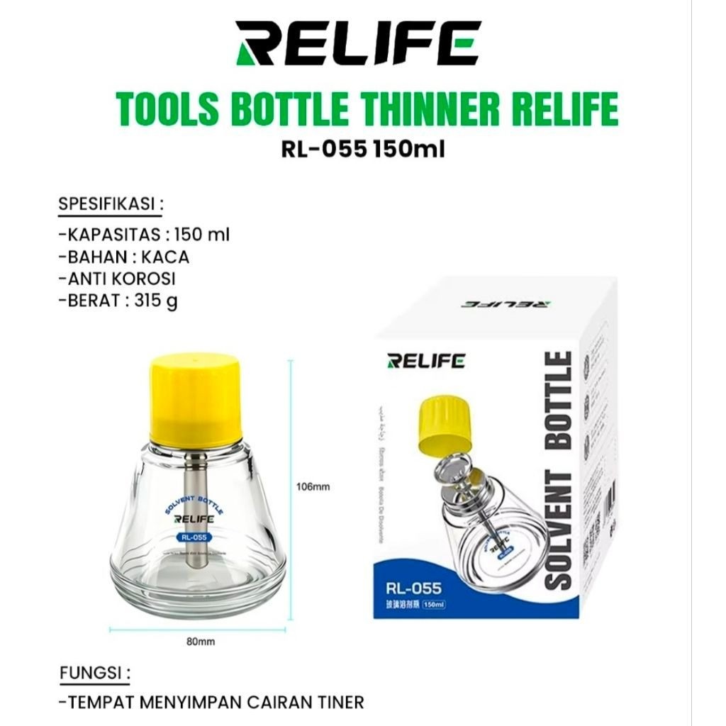 tools botol tiner tempat menyimpan cairan tiner
