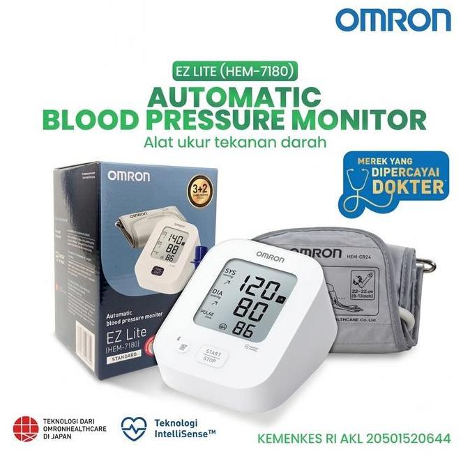 OMRON - TENSIMETER DIGITAL HEM-7180 EZ LITE HEM7180 EZLITE