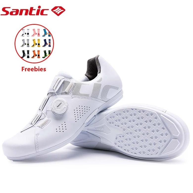 Santic Sepeda Non-Locking Men Women Shoes Non-Cleat Sepeda Breathable Ringan Efisien TZS25058