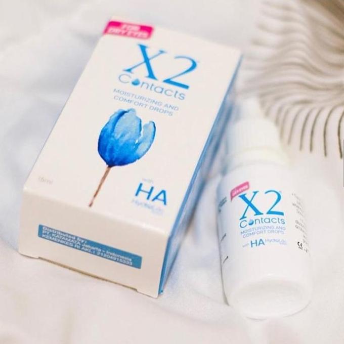 Eyekit- X2 X2 Mata Soft Lensa 15Ml Moisturizing & Comfort Drop Untuk Mata Kering Dengan Ha Hyaloruna