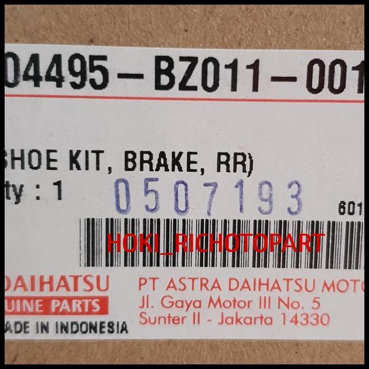HOT DEAL KAMPAS REM BELAKANG AVANZA /XENIA 04495-BZ011-001 