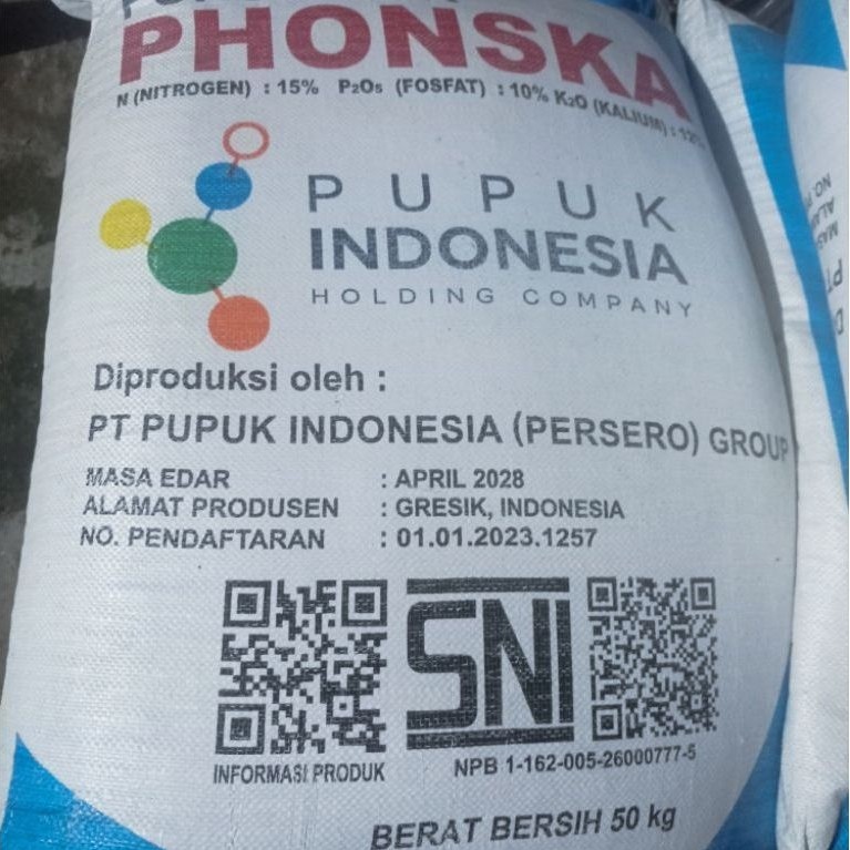 1 zak pupuk NPK phonska 50kg asli termurah