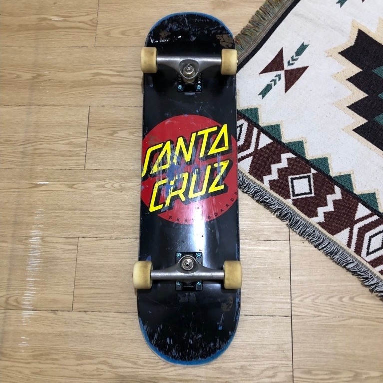 SOLD OUT JANGAN DI CO SANTA CRUZ SKATEBOARD CLASSIC DOT BLACK SIZE 8.125 MEDIUM CONCAVE / SANTA CRUZ