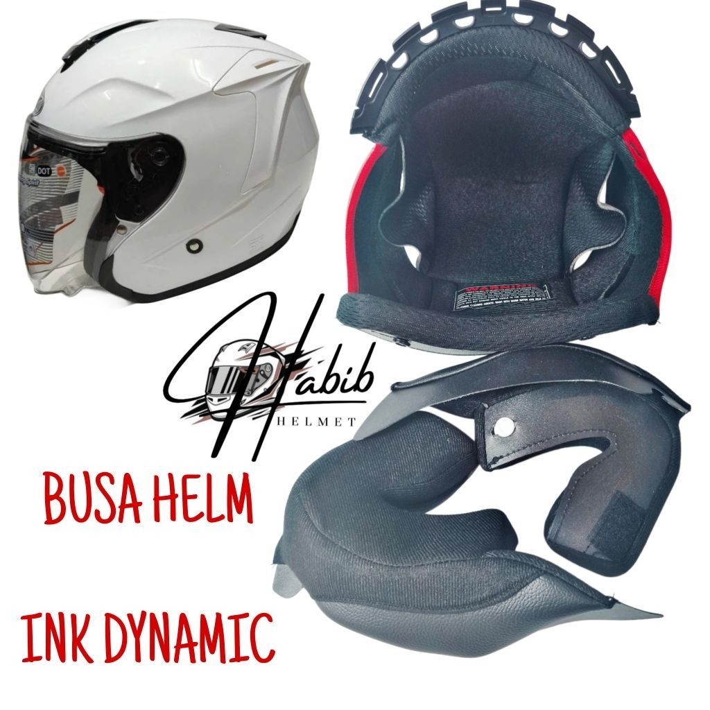 BUSA HELM INK DYNAMIC DINAMIC DINAMIK SIZE S M L XL FULLSET PIPI