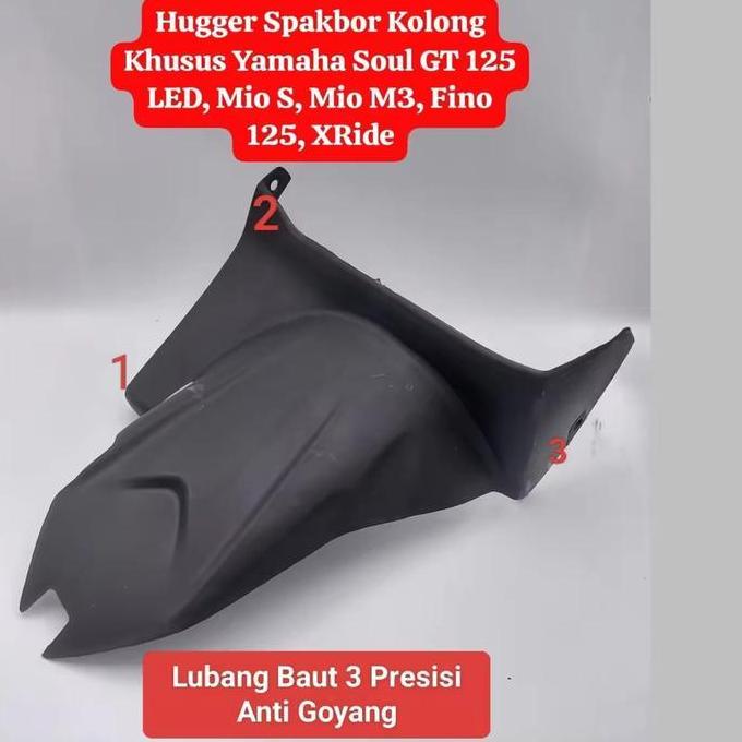 Promo Huger spakbor kolong hugger Mio M3 Mio Soul Mio Gt Mio Z Fino X Ride 125-Kolong Spakbor anti c