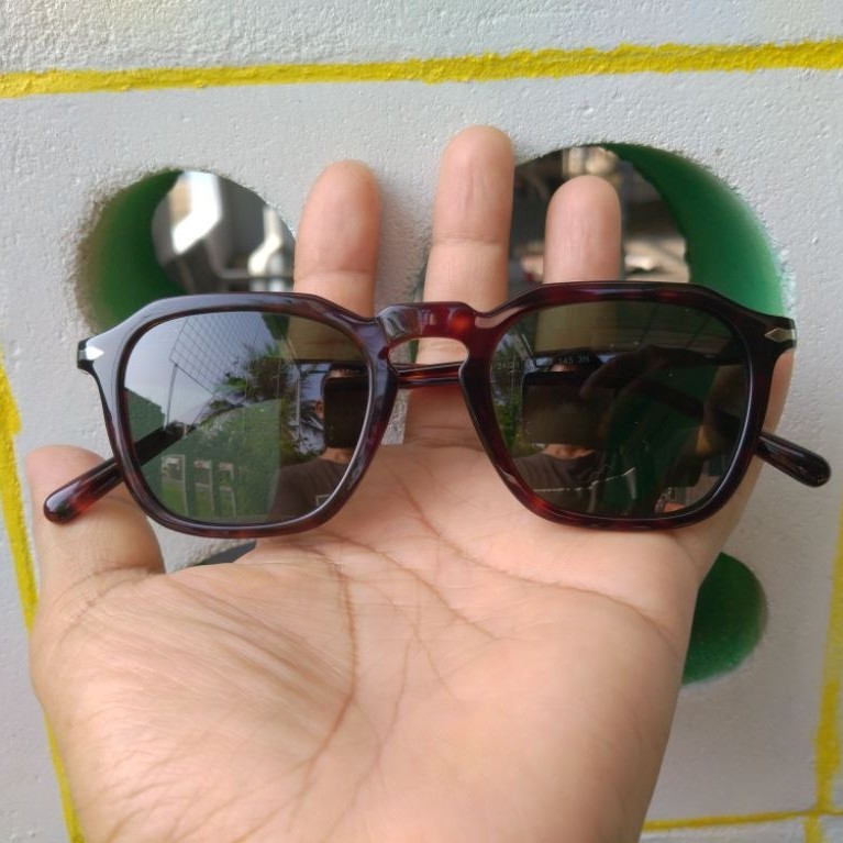 Kacamata Fashion Vintage Persol 3292/S Original square Klasik Sunglases