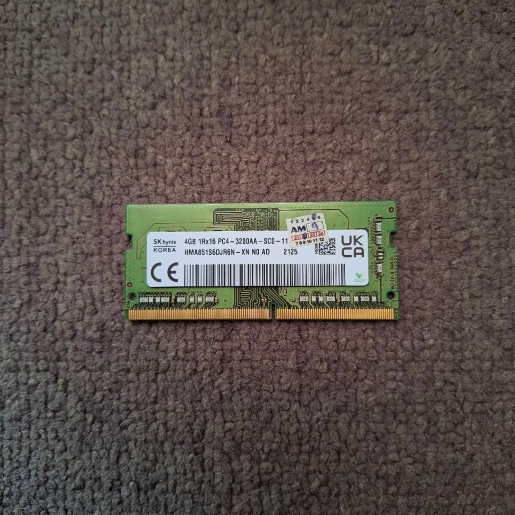 Ram skhynix sodimm 4gb ddr4 3200mhz