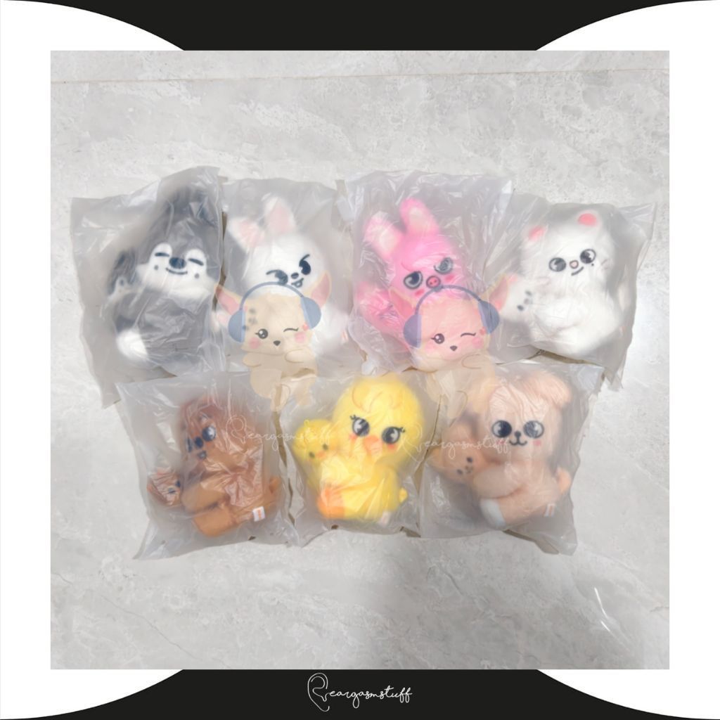 STRAY KIDS DOMINATE : CELEBRATE SKZOO MAGNET PLUSH SET OFFICIAL MERCHANDISE MD