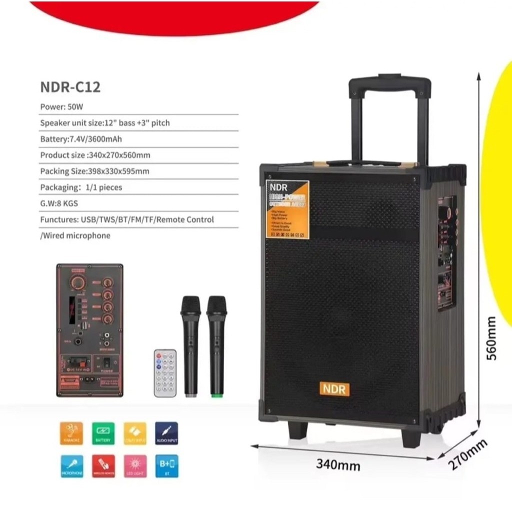 Speaker NDR 12in oojj