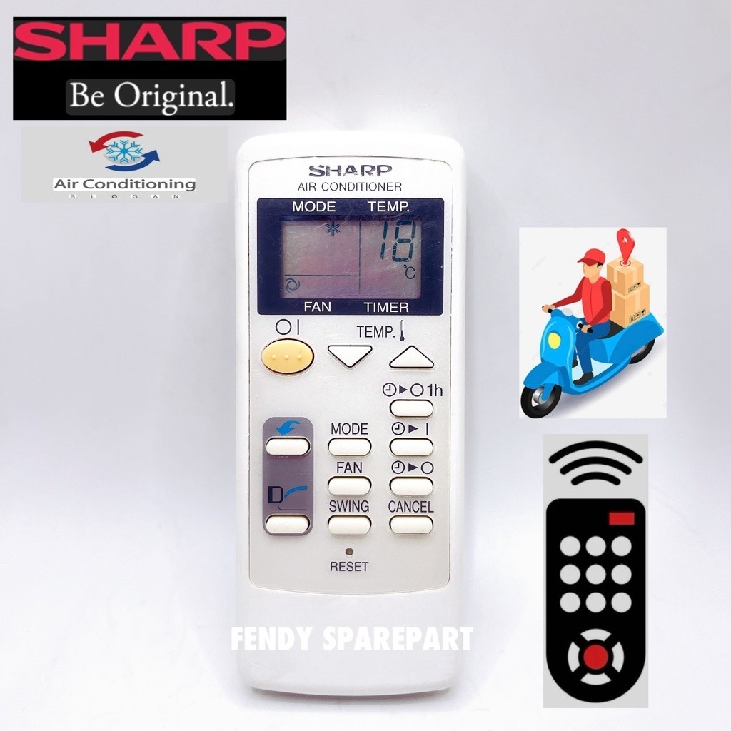 REMOTE AC SHARP CRMC ORIGINAL