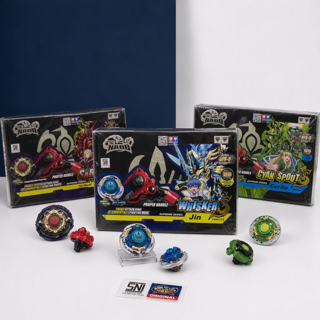 GASING BEYBLADE INFINITY NADO AULDEY ORIGINAL SEGEL NEW (1 Unit)