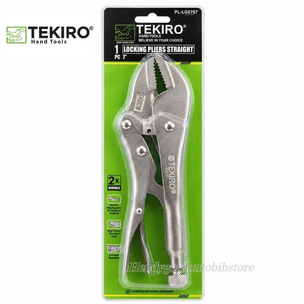 TANG BUAYA TEKIRO VICE GRIP TANG STEL SETEL TEKIRO 7" TANG JEPIT LURUS
