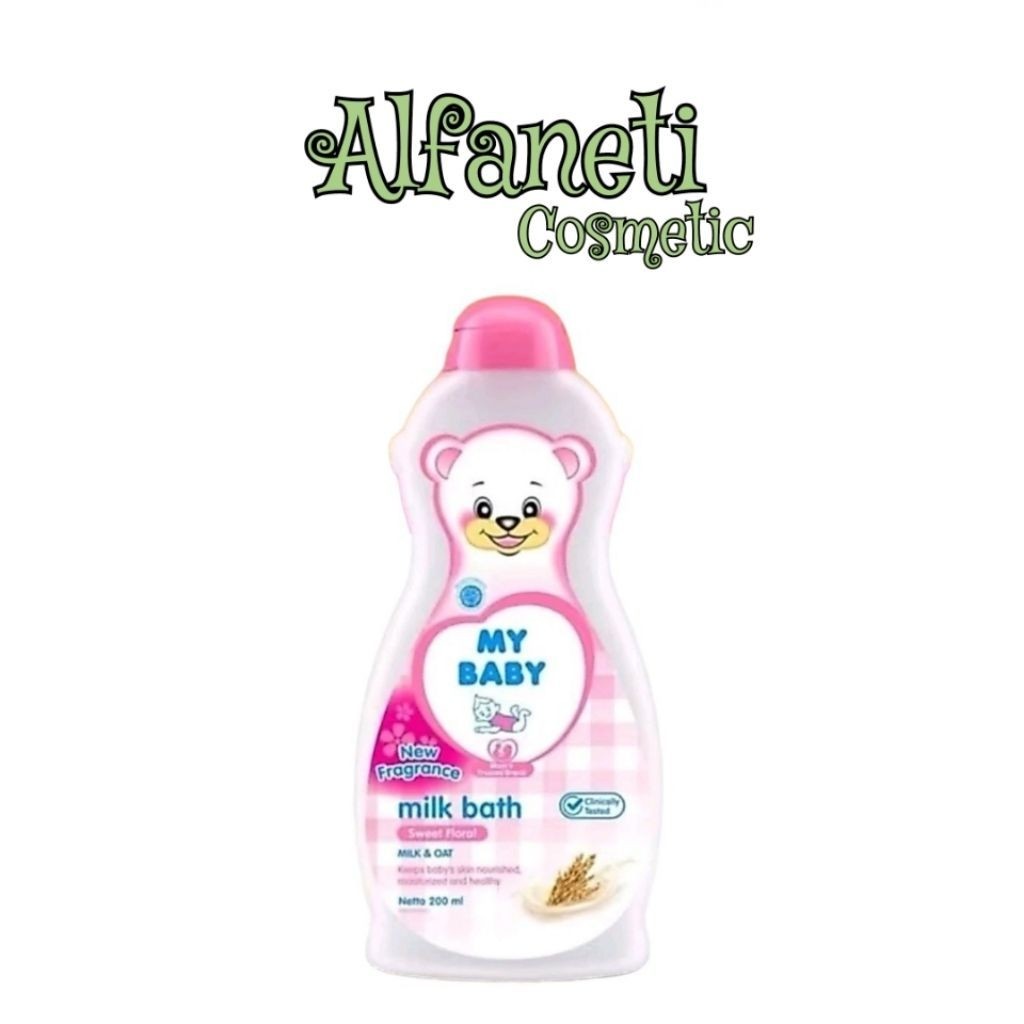 MY BABY Milk Bath Sweet Floral Sabun Mandi Anak 200ml Susu Oat Wangi Lembut