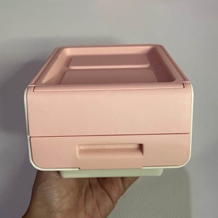 [PRELOVED] STORAGE BOX KOTAK MINISO | A5 BINDER ZIPPER PHOTOCARD