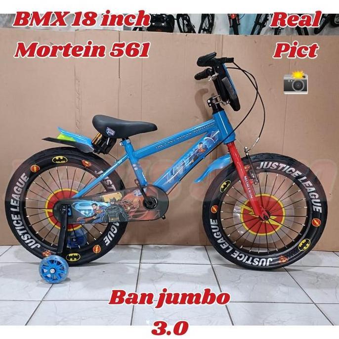 Sepeda Bmx Anak 12 16 Inch Rubick Ban Jumbo Besar Usia 3-8 Tahun Ada Musik Dan Lampu Sni New