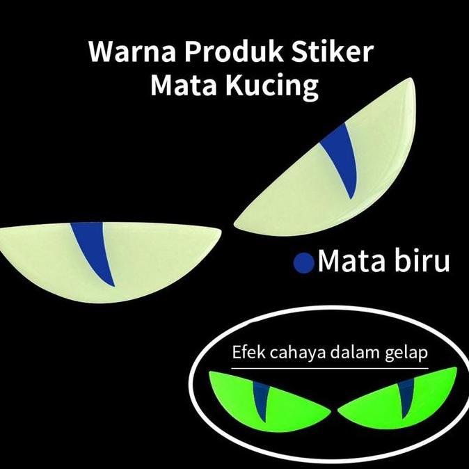 Promo Stiker Glow in The Dark 3D - Stiker Anti Silau Mobil, Motor, Helm, Kaca, Bumper | Stiker Refle