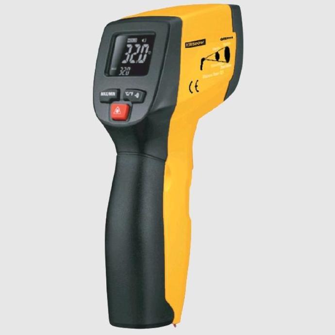 THERMOGUN INFRARED KRISBOW IR -50 to 380C 10206574 TERMOGUN TERMOMETER