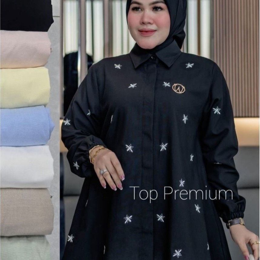 ATASAN BLOUSE TOP PREMIUM WINODY