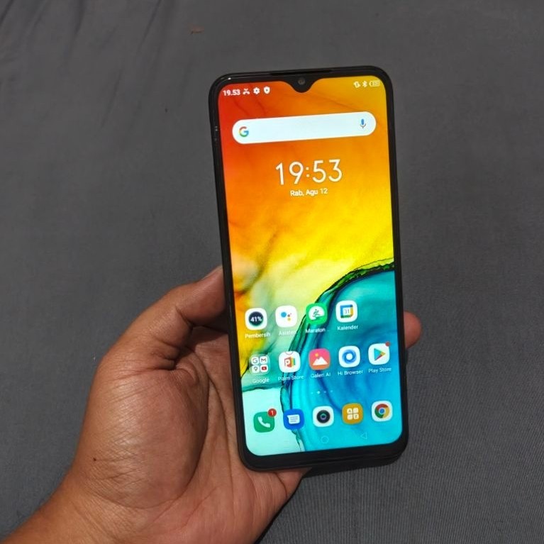 infinix hot 10s ram 4gb 64gb retak garansi resmi hp bekas murah normal