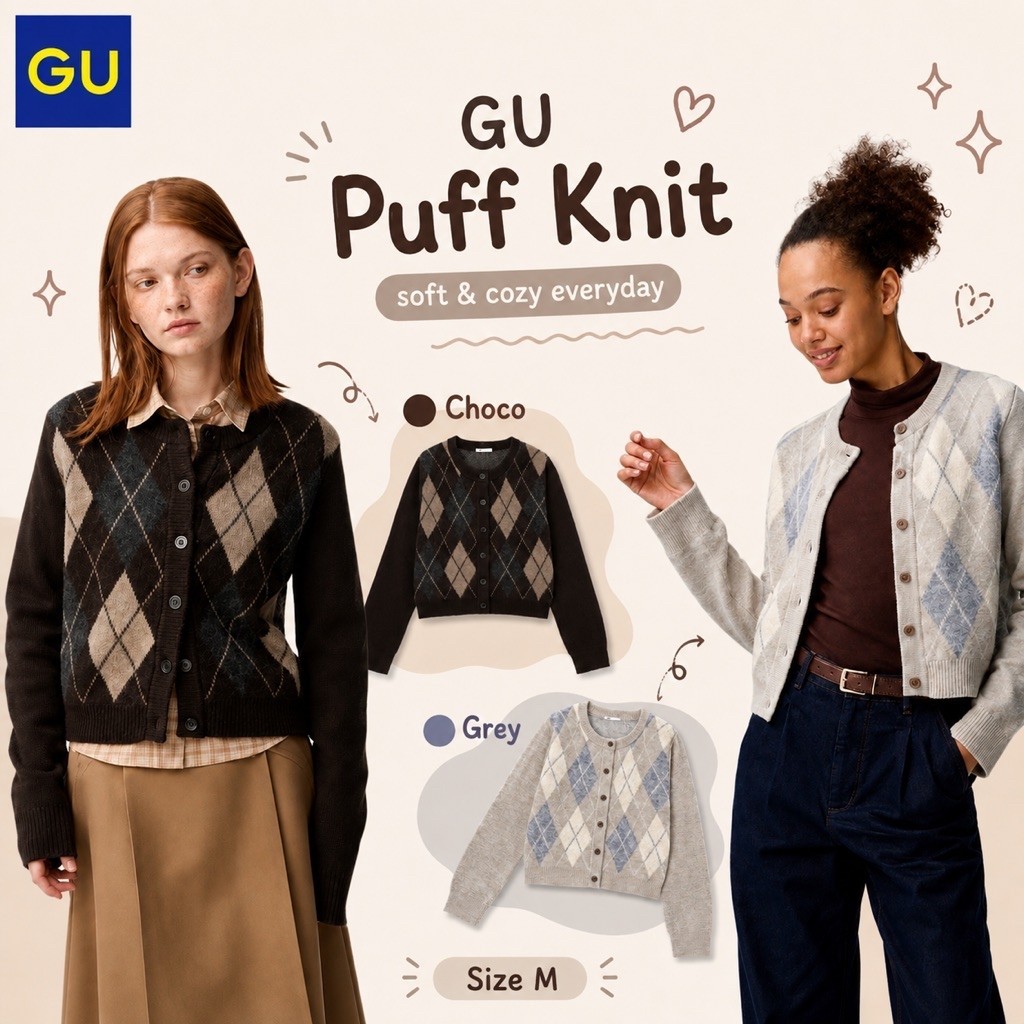 GU PUFF KNIT