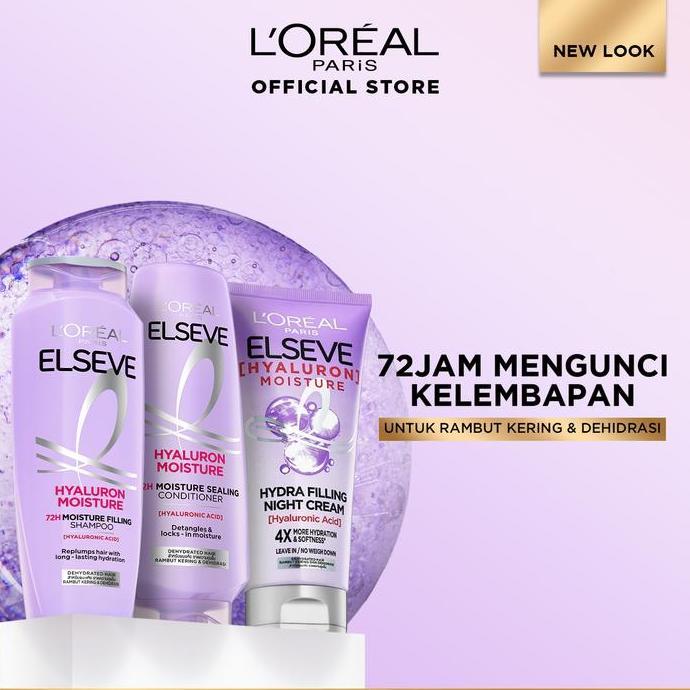 visco.gleda - l'oreal paris elseve hyaluronic (shampoo, conditioner, night cream)