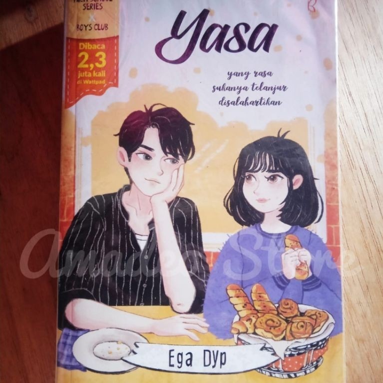 Buku Novel Preloved Yasa - High School Series, Cinta Dan Persahabatan