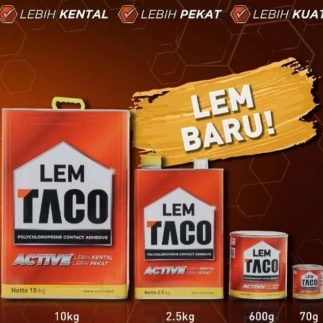 $$$$] Lem kuning hpl TACO ACTIVE merah