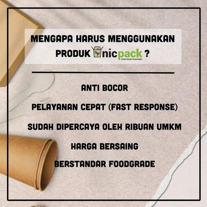 Dingdong- Food Tray Kraft Foodgrade (Qty Per 100 Pcs)