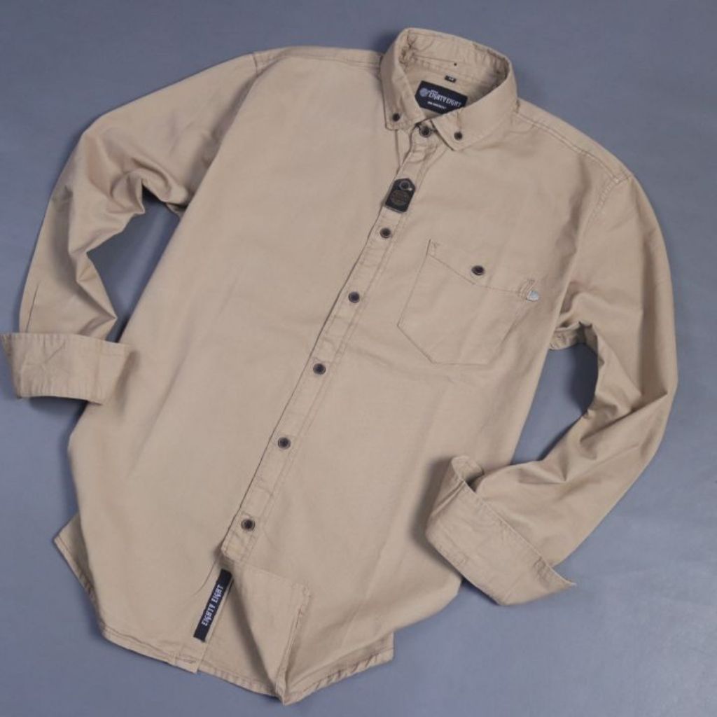 Brill Eighty eight kemeja polos lengan panjang premium Brill Eighty eight