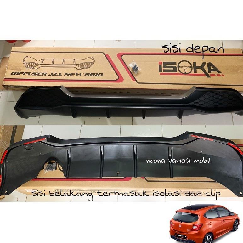 New Diffuser Bumper Belakang All New Brio Model Oem Noona Variasi Mobil