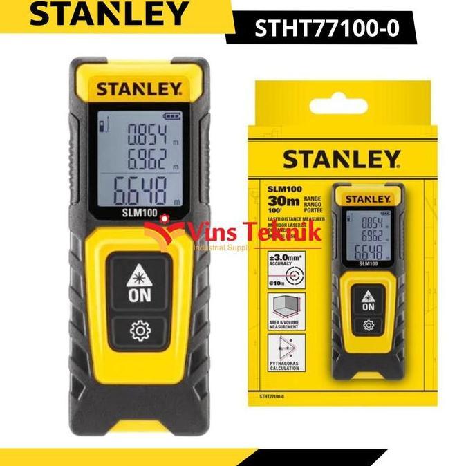 STANLEY STHT77100-0 Meteran Laser Laser Distance Measurer 30m SLM100