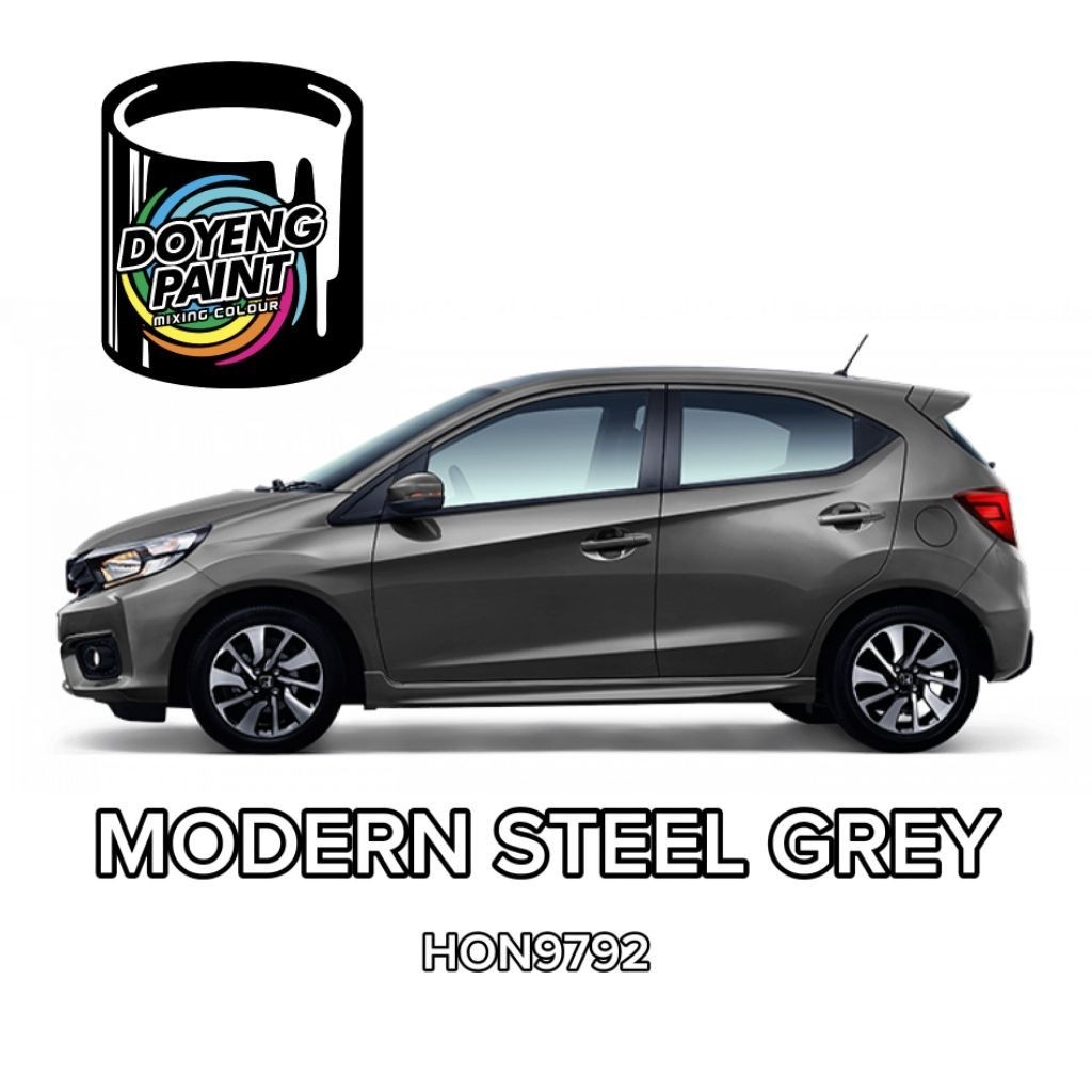 Cat PU Modern Steel Grey Honda Brio - DP LAVA